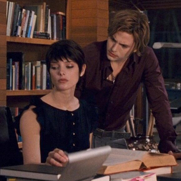 Marc by Marc Jacobs Navy Ruffle Dress ASO Alice Cullen - Picture 7 of 9